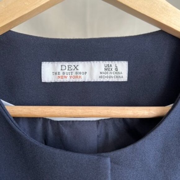 Dex Navy Peplum Blazer - Picture 3 of 4